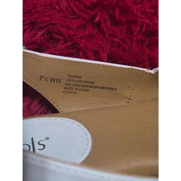 Softspots Niema Women’s White Leather Slingback Shoes  7.5WW – Excellent Cond - Picture 6 of 6